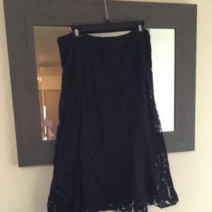 Black Lace Maxi like skirt